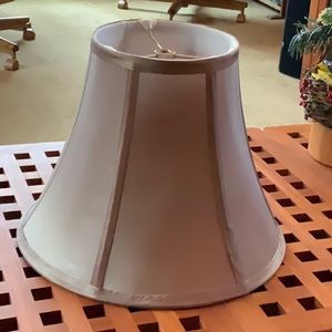 Medium brown lampshade!
